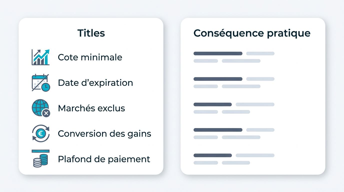 Bonus de bienvenue et valeur durable